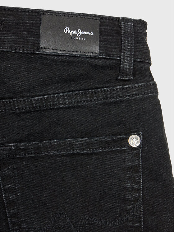 Pepe Jeans Pepe Jeans Kratke traperice Patty Short PG800783XR0 Crna Regular Fit
