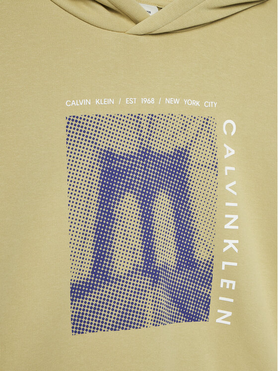 Calvin Klein Jeans Calvin Klein Jeans Majica dugih rukava Bridge LVCKSJB04B Zelena Oversize