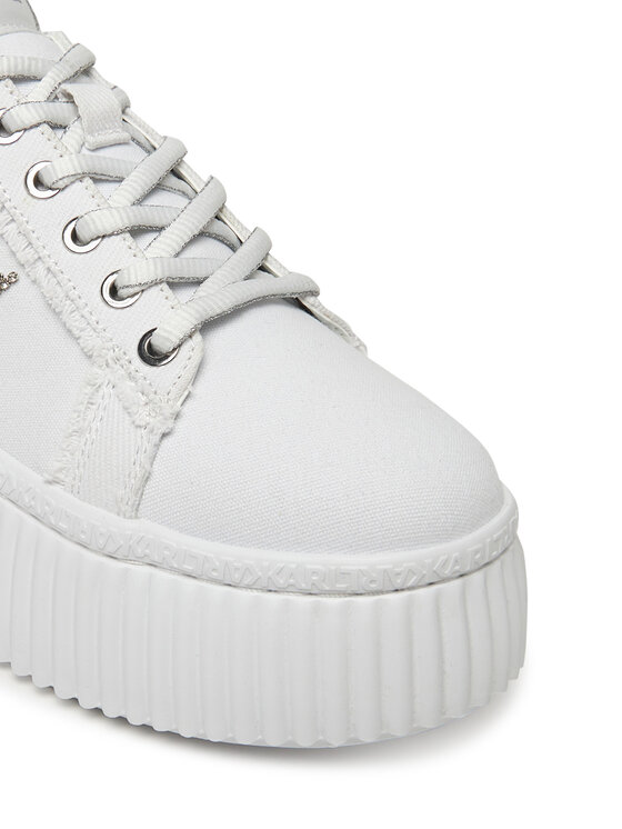 KARL LAGERFELD KARL LAGERFELD Laisvalaikio batai KL42372S Balta
