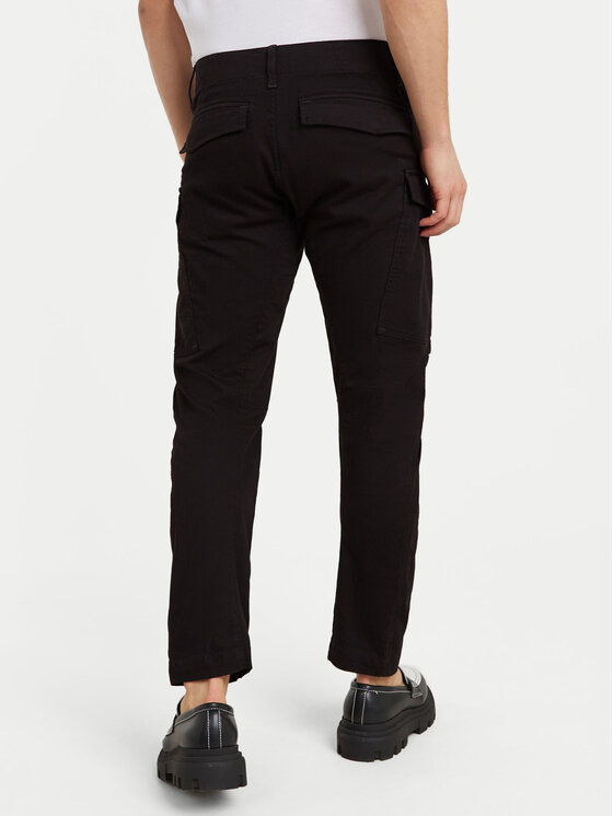 G-Star Raw G-Star Raw Παντελόνι υφασμάτινο Zip Cargo 3D D25665-D846 Μαύρο Tapered Fit