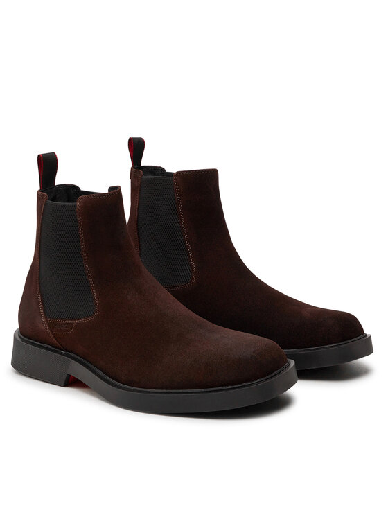 HUGO Hugo Klassische Stiefeletten Iker Cheb 50522951 Braun