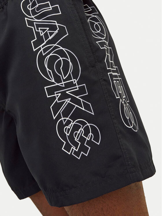 Jack&Jones Jack&Jones Plavecké šortky Fiji 12253118 Černá Regular Fit