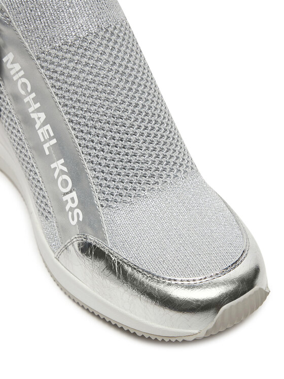 MICHAEL Michael Kors MICHAEL Michael Kors Laisvalaikio batai Willis Wedge Trainer 43R5WIFS3D Sidabrinė