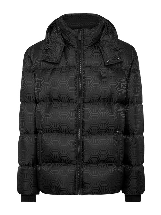 PHILIPP PLEIN PHILIPP PLEIN Kurtka bomber 11545 Czarny Regular Fit