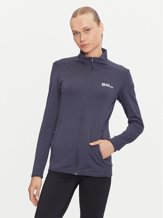 Jack Wolfskin Funkčná mikina Kolbenberg 1710354 Sivá Regular Fit