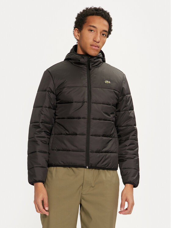Lacoste Prechodná bunda BH6763 Čierna Regular Fit