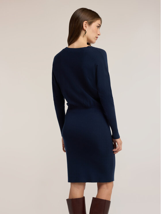Motivi Motivi Abito da cocktail 760DW001616N034 Blu Regular Fit