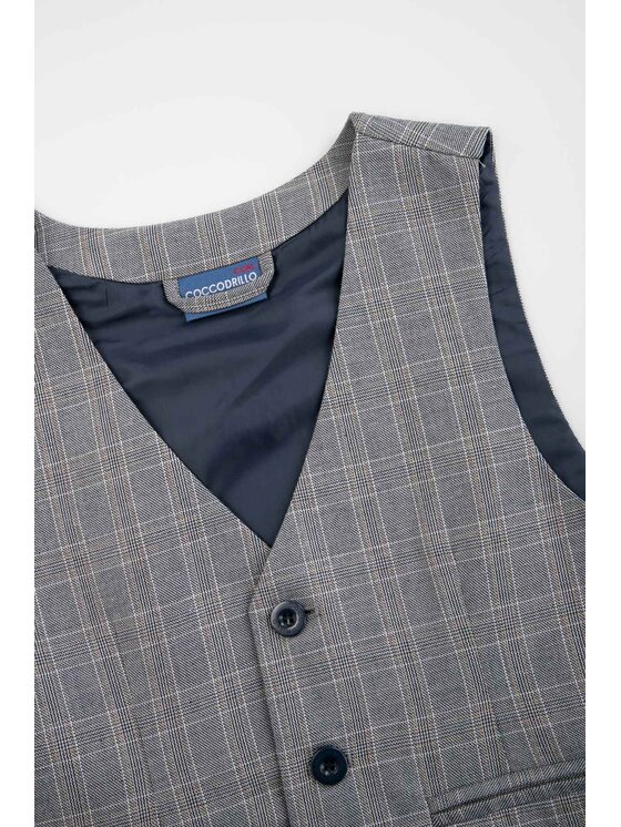 Coccodrillo Coccodrillo Kamizelka WC3178201EJB-E22 Kolorowy Regular Fit