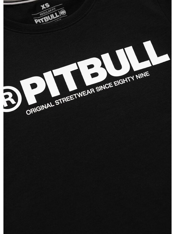 PITBULL PITBULL T-Shirt Koszulka damska Pitbull R XS Czarny Regular Fit