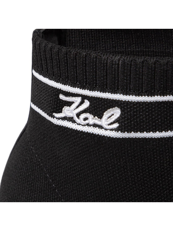 KARL LAGERFELD KARL LAGERFELD Polokozačky KL31352 Černá
