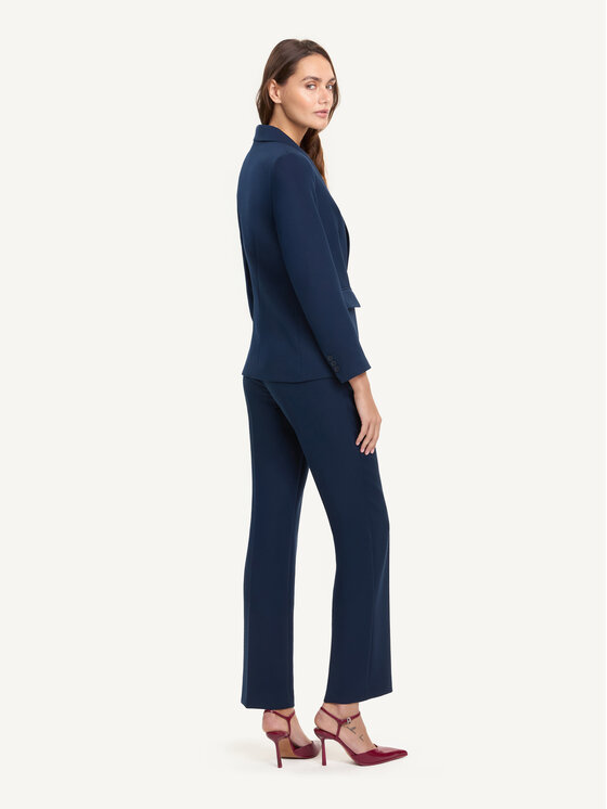 KMX KMX Marynarka 107610012 Granatowy Fitted Fit