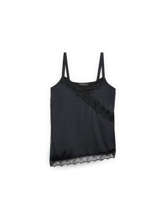 Fiorella Rubino Fiorella Rubino Top D004T000262N033 Czarny Regular Fit