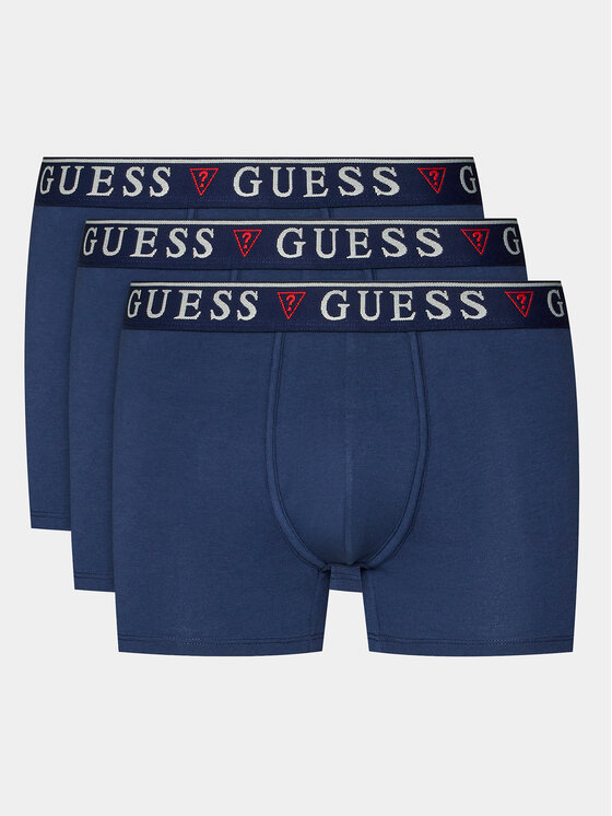 Guess Guess Набір з 3 пар боксерів U97G01 KCD31 Cиній