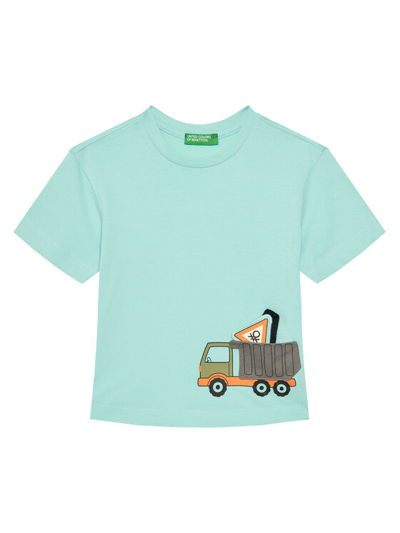 United Colors Of Benetton United Colors Of Benetton T-shirt 3I1XG10J6 Verde Regular Fit