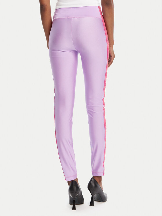 Versace Jeans Couture Versace Jeans Couture Legginsy 79HAC114 N0008 Fioletowy Slim Fit