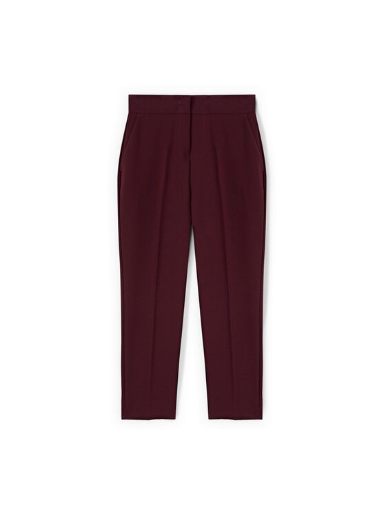 Motivi Motivi Pantaloni di tessuto P286Q104417N036 Bordeaux Boy Fit