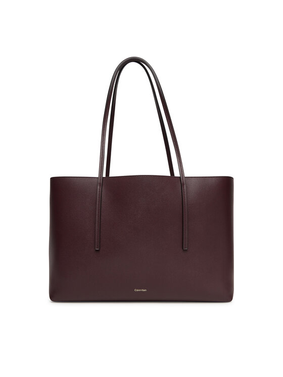 Calvin Klein Calvin Klein Ročna torba Foil Logo Tote W/Pouch LV04F3274G Bordo rdeča