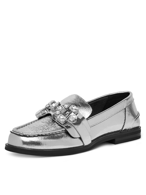 Eva Minge Eva Minge Loaferice AMARYLLIS-V1792B-315 Srebrna