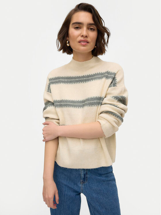 Vero Moda Vero Moda Garbó Dazzle 10310850 Bézs Loose Fit