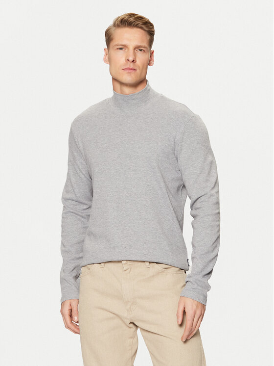 Blend Blend Rollkragenpullover 20717343 Grau Regular Fit