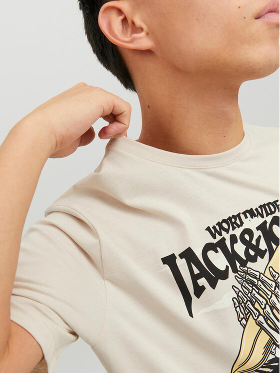T-shirt 12234309 Beige Standard Fit