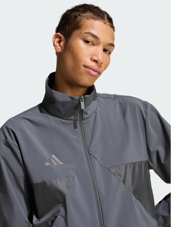 adidas adidas Wiatrówka 158888 Szary Slim Fit