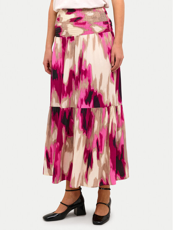 Kaffe Gonna maxi 10508816 Rosa Regular Fit, taglia : XS_S