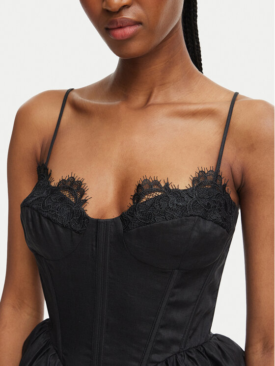 Bardot Bardot Kokteilikleit Ashta 59910DB2 Must Regular Fit