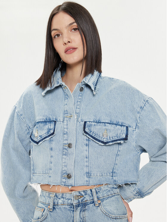 United Colors Of Benetton United Colors Of Benetton Kurtka jeansowa 26JTDN05M Niebieski Regular Fit