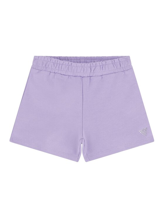 Guess Kids Guess Kids Spodnie materiałowe 174577 Fioletowy Regular Fit