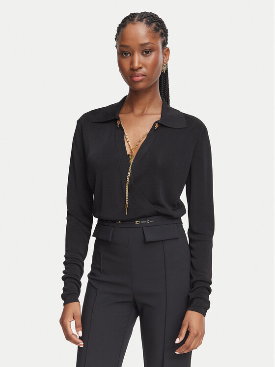 Elisabetta Franchi Elisabetta Franchi κορμάκι BK-03S-66E2-V440 Μαύρο Regular Fit