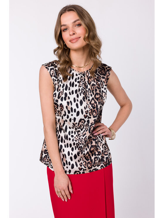 Stylove Stylove Halenka S332 Béžová Regular Fit