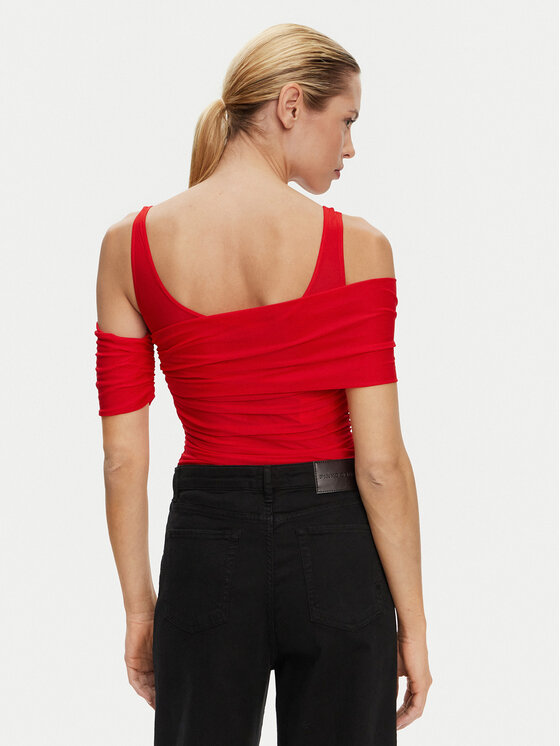 PINKO PINKO Bodi Bella 104832 A2H1 Rdeča Regular Fit