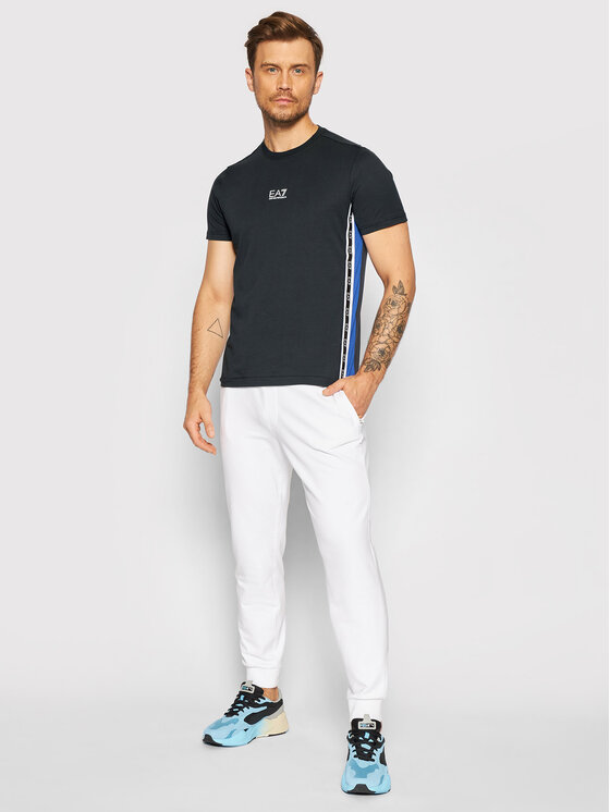 T-shirt 6KPT04 PJ02Z 1578 Blu scuro Regular Fit