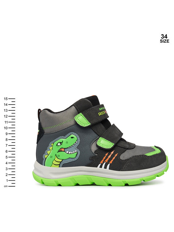 Skechers Skechers Trzewiki Dynamic Trail - Dino-Scouts 406373L/CCLM Szary