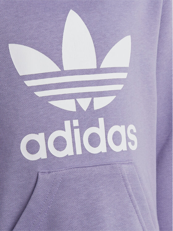 Tuta Adicolor Hoodie Set IC9170 Viola Regular Fit