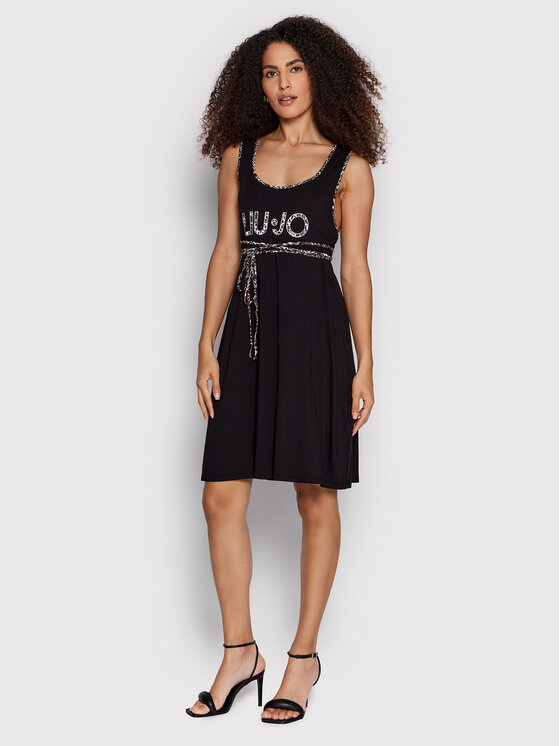 Vestito da giorno VA2028 J5360 Nero Regular Fit