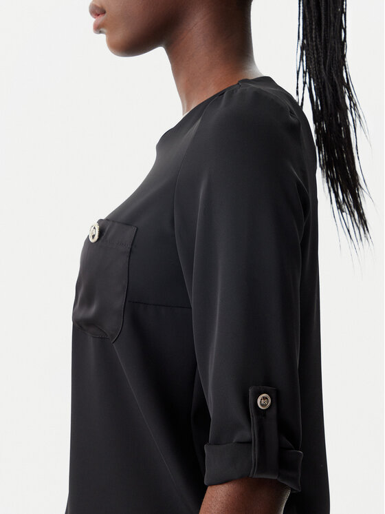 Rinascimento Rinascimento Bluse CFC0122605003 Schwarz Regular Fit
