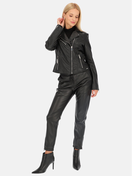 Rino&Pelle Rino&Pelle Ramoneska Ghost Czarny Slim Fit