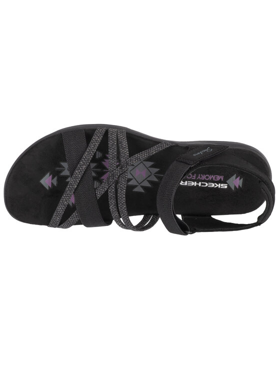 Skechers Skechers Sandali Skechers Reggae Slim - Meadow Grazer Nero