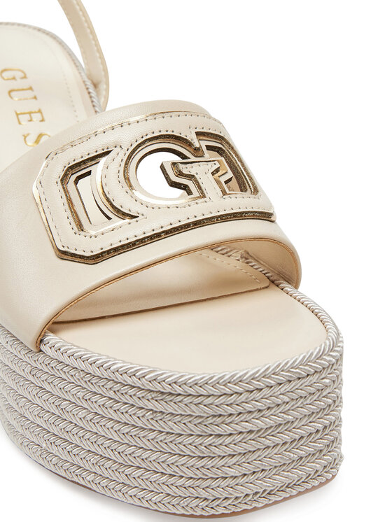 Guess Guess Espadrillas FLJTAN LEA04 Écru