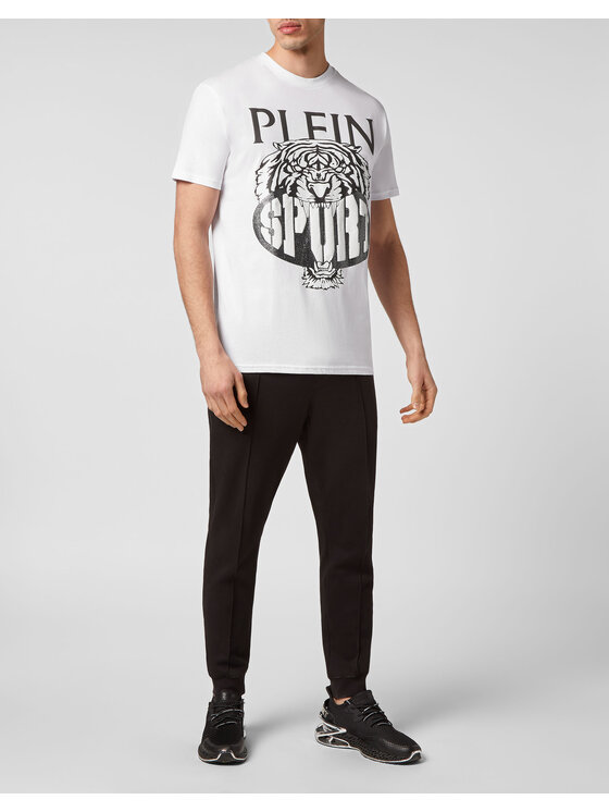 Plein Sport Plein Sport T-Shirt 1251 Biały Regular Fit
