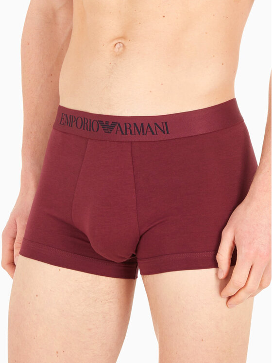 Emporio Armani Underwear Emporio Armani Underwear Súprava 2 kusov boxeriek 1112103F504 Bordová