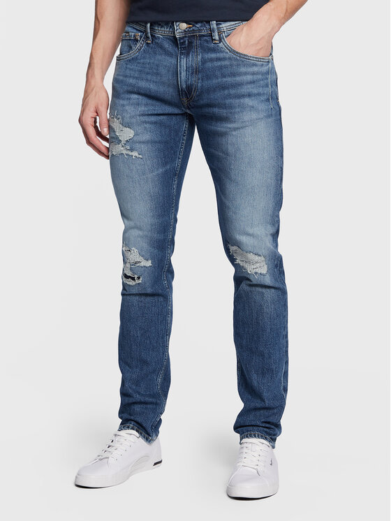 Pepe Jeans Pepe Jeans Traperice Stanley PM206816 Tamnoplava Tapered Fit