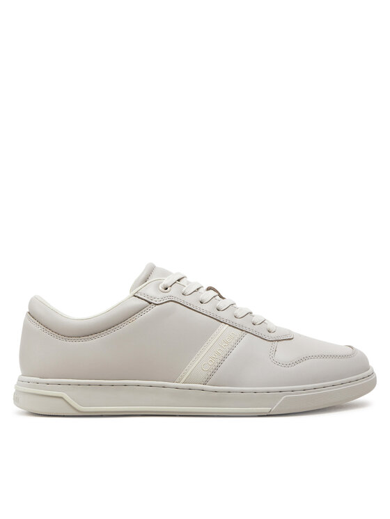 Calvin Klein Snīkeri Low Top Lace Up Logo HM0HM01491 Pelēks