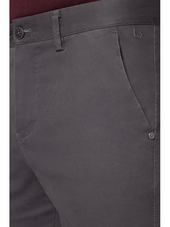 Lancerto Lancerto Chinosy Monaco SP082223000014 Szary Slim Fit