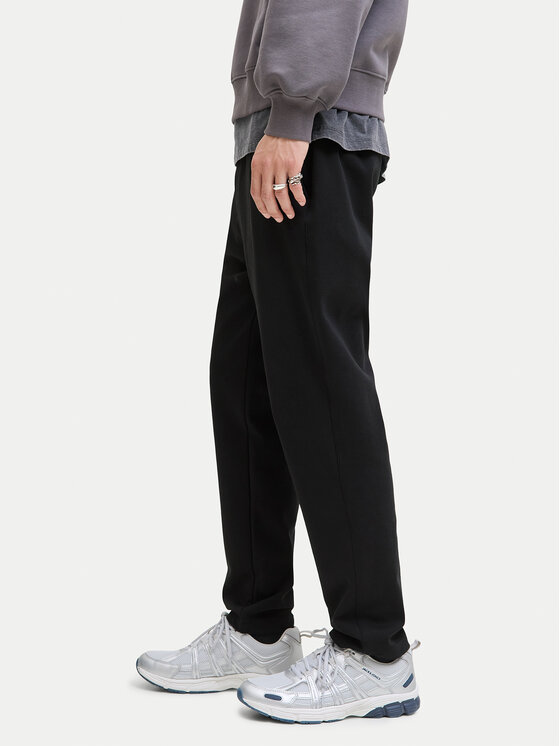 Jack & Jones Jack & Jones Spodnie materiałowe Ace Neo 12282533 Czarny Tapered Fit