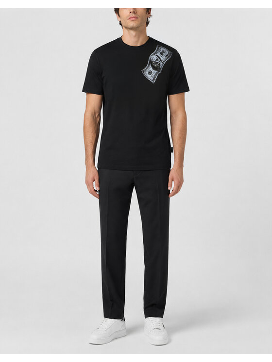 PHILIPP PLEIN PHILIPP PLEIN T-Shirt 31607 Czarny Regular Fit