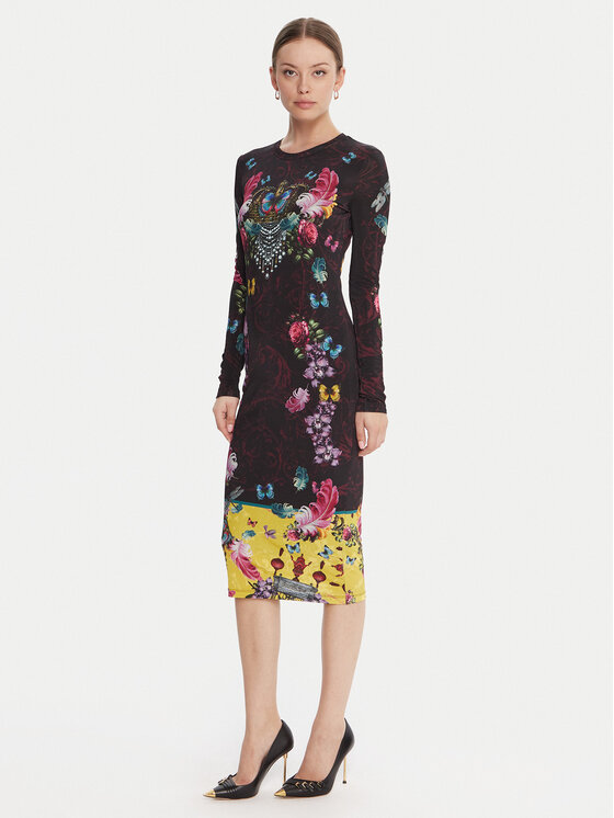 Versace Jeans Couture Versace Jeans Couture Igapäevane kleit 79HAO9P0 JS491 Must Slim Fit