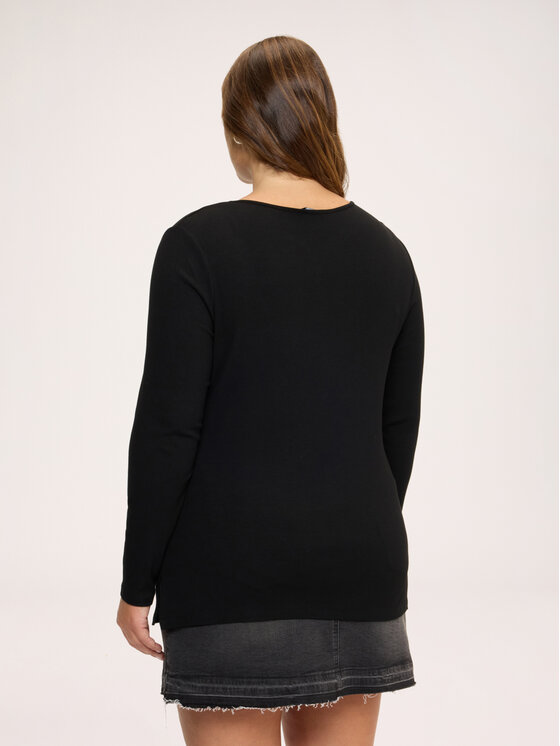 Fiorella Rubino Fiorella Rubino T-Shirt G021L009418N033 Czarny Regular Fit